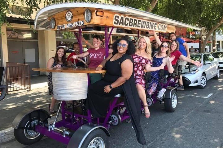 Sacramento Brew Bike Pub Tour: 2-Hour 15-Seat Beer Bike Bar Hop photo 2