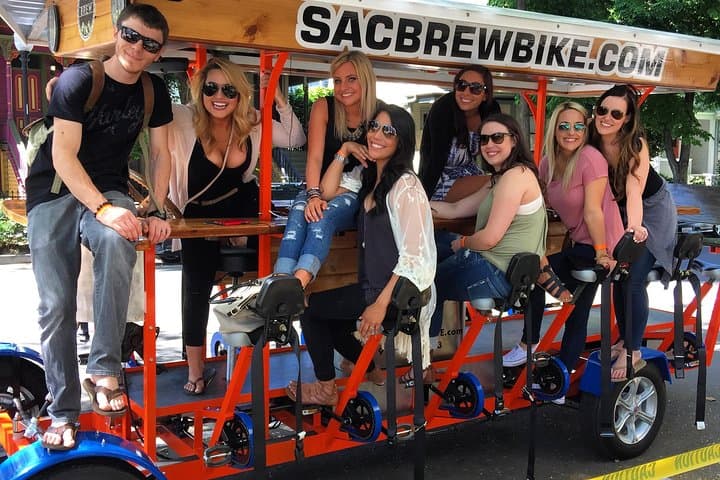 Sacramento Brew Bike Pub Tour: 2-Hour 15-Seat Beer Bike Bar Hop photo 4