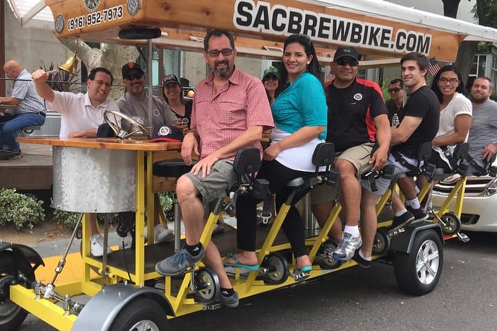 Sacramento Brew Bike Pub Tour: 2-Hour 15-Seat Beer Bike Bar Hop photo 5