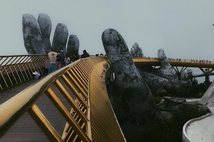 Da Nang Highlights: Golden Bridge, Monkey Mountain & Marble Mountains Private Car Tour photo 2