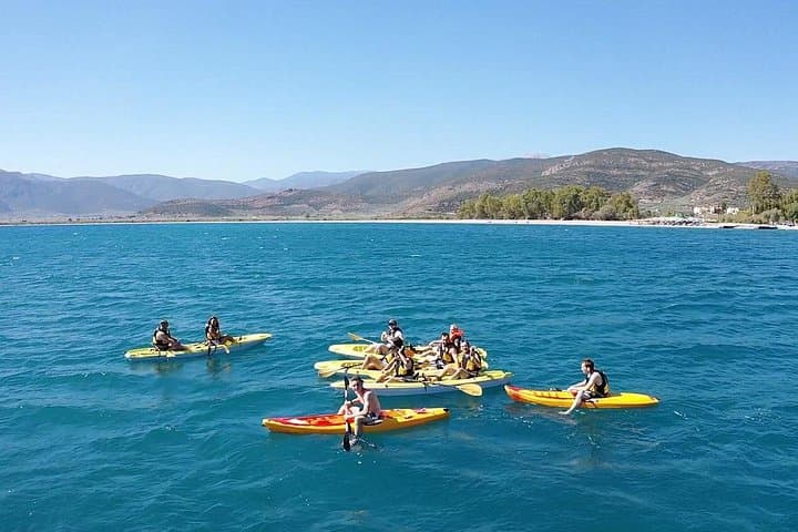 Sea Kayak Day Trip from Astros: Paddle Argolic Bay to Tyros and the Lovers' Cave