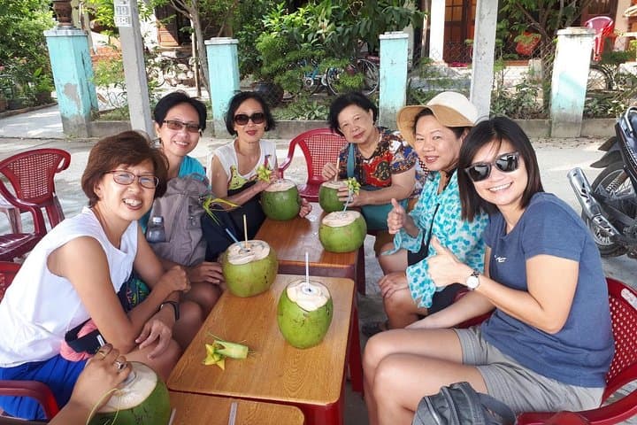 Hoi An Basket Boat Ride & Marble Mountains Sculptor Workshop from Da Nang photo 5