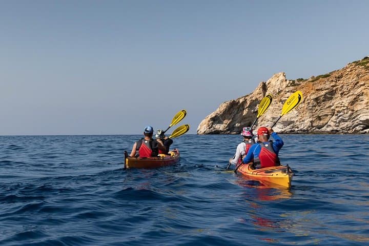Sea Kayaking Agia Galini: Explore Caves, Clear Water & Coastal Cliffs in Crete
