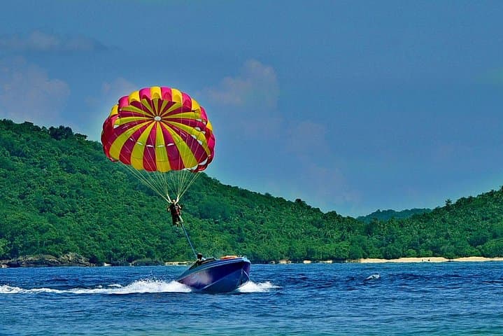 Raya & Coral Islands Speed-Boat Day Trip with Parasailing from Phuket