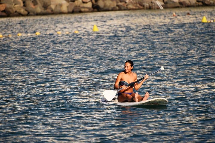 Stand-Up Paddleboarding at Anfi Beach, Gran Canaria — SUP Tours & Rentals photo 4