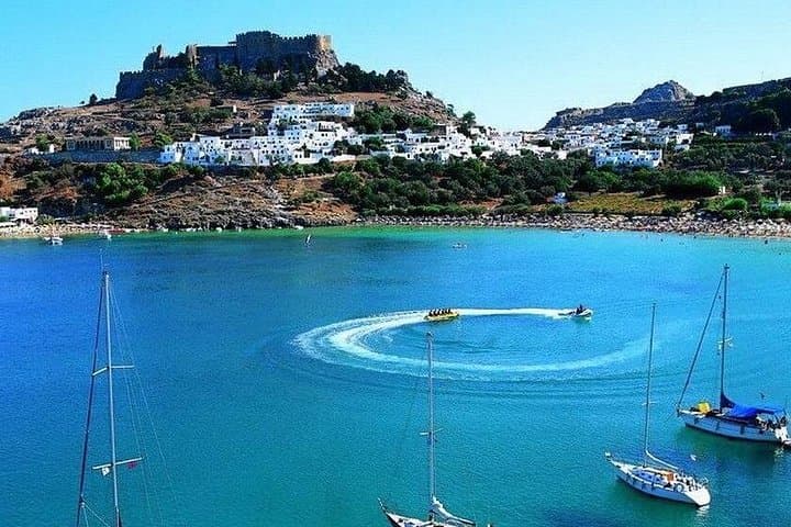 Private Day Sail from Lindos or Kolymbia to Vlycha, Agathi, Charaki & Stegna photo 1