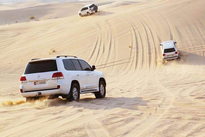 Morning Abu Dhabi Desert Safari: Dune Bashing, Camel Rides & Sand Skiing