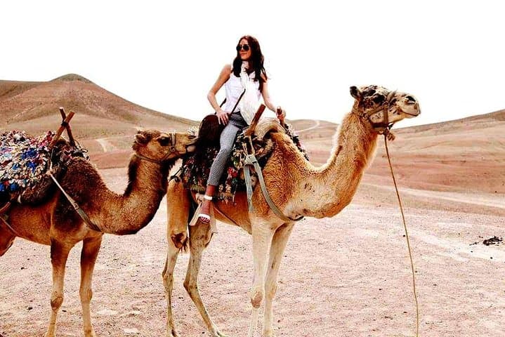 Sunset Camel Ride & Dinner in the Agafay Desert near Marrakech photo 2