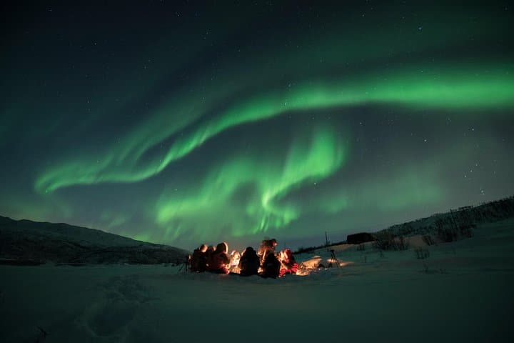 Tromso Aurora Hunt: Bonfire Northern Lights Tour with Winter Gear & Soup photo 3