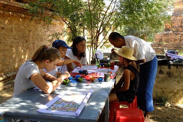 Family-Friendly Bagan Day Tour: Sand Painting, Temples & Sunrise Balloons photo 3