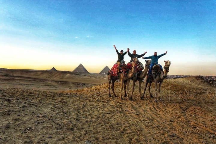 Sunset Camel Ride at Giza Pyramids: Evening Tour from Cairo photo 3