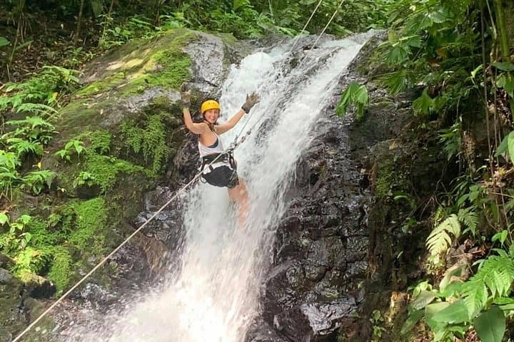 La Fortuna Canyoning and Whitewater Rafting Combo with Organic Farm Lunch photo 5