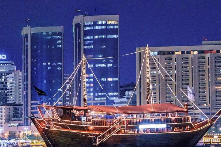 Dubai Marina Dhow Dinner Cruise — Palm Jumeirah & Burj Al Arab Night Cruise photo 2