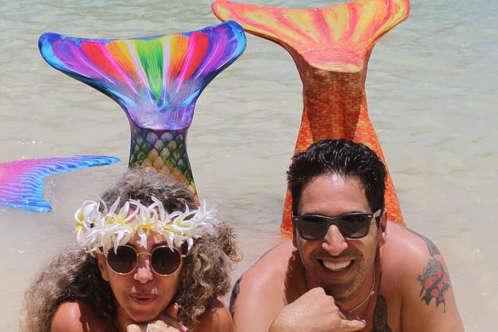 Mermaid Snorkel Adventure at Magic Island — Waikiki Mermaid Video Tour photo 4
