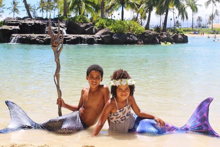 Mermaid Snorkel Adventure at Magic Island — Waikiki Mermaid Video Tour photo 5