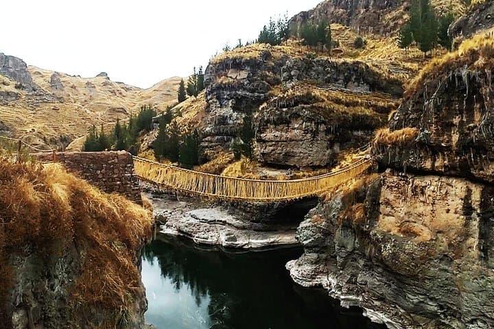 Qeswachaca Inca Rope Bridge & Rainbow Mountain Full-Day Cultural Trek