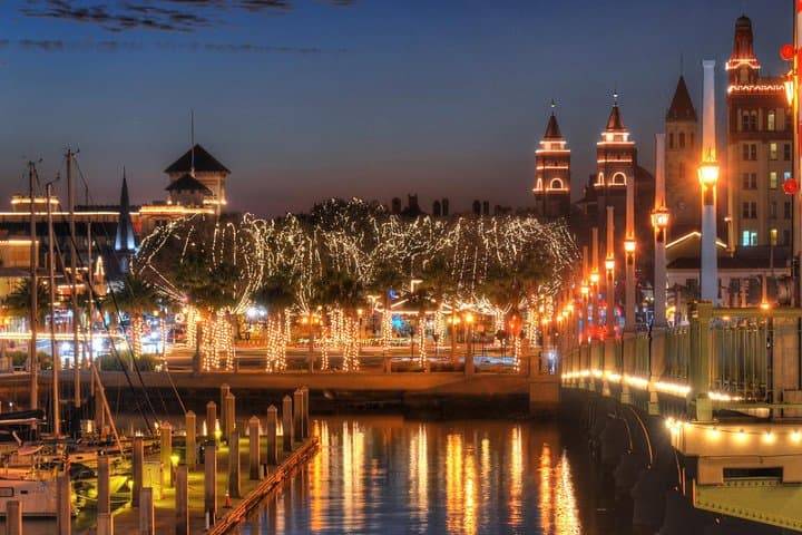 St. Augustine Nights of Lights Boat Tour — Vilano Beach Holiday Light Cruise