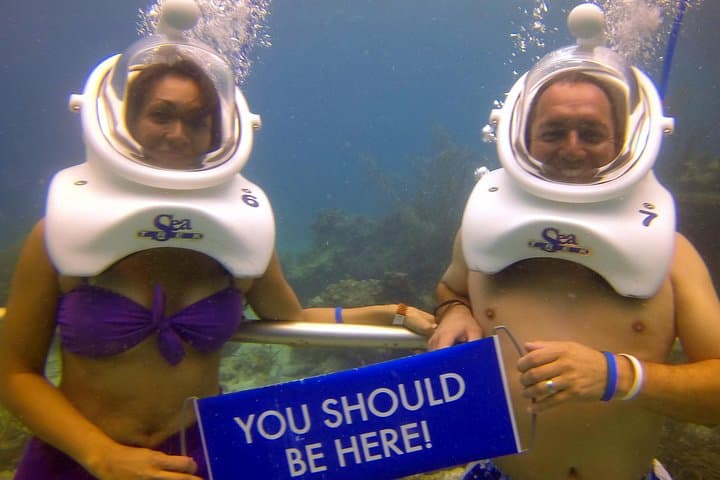 Sea Trek Helmet Dive at Coral World: Walk Underwater with Fish at Coki Point photo 2