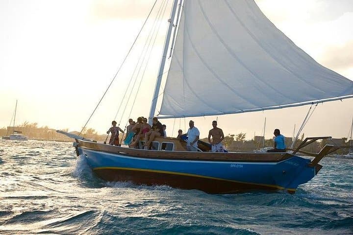Ambergris Caye Sunset Sail on the 40' Sirena Azul — San Pedro Evening Cruise photo 4