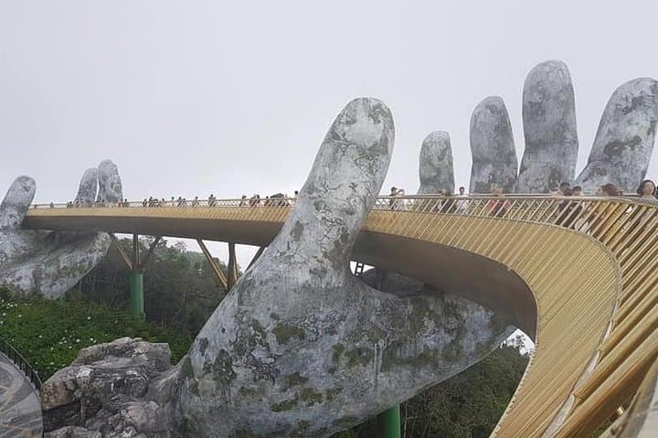 Golden Bridge & Marble Mountains: Ba Na Hills Shore Excursion from Chan May/Tien Sa photo 5