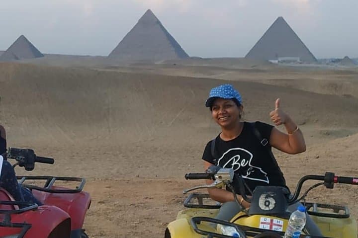 Quad-Bike Desert Safari Around the Pyramids of Giza photo 3