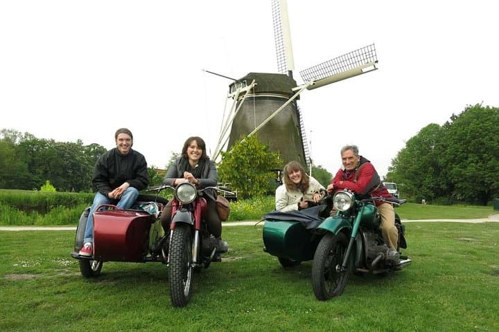 3-Hour Amsterdam Sidecar Motorcycle Tour: City Sights & Volendam Countryside photo 1