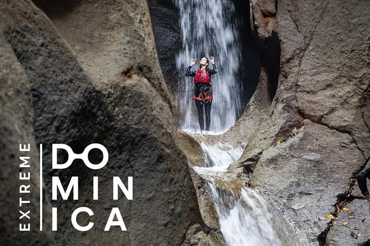 Secret Waterfall Canyoning in Dominica: Rappel, Jumps & Rainforest Pools photo 2