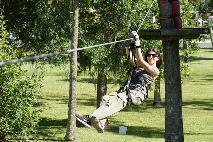 Zipline Adventure at Tuscawilla Park — Daytona Beach Tree-Top Courses and Long Zips photo 3