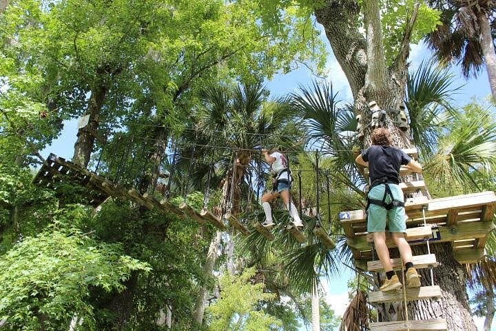 Zipline Adventure at Tuscawilla Park — Daytona Beach Tree-Top Courses and Long Zips photo 2