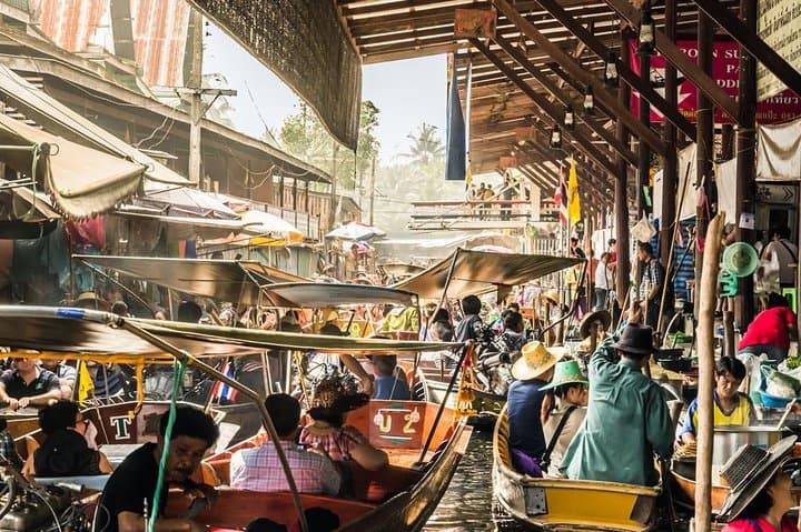 Bangkok Day Trip: Damnoen Saduak Floating Market and Erawan Waterfall photo 5