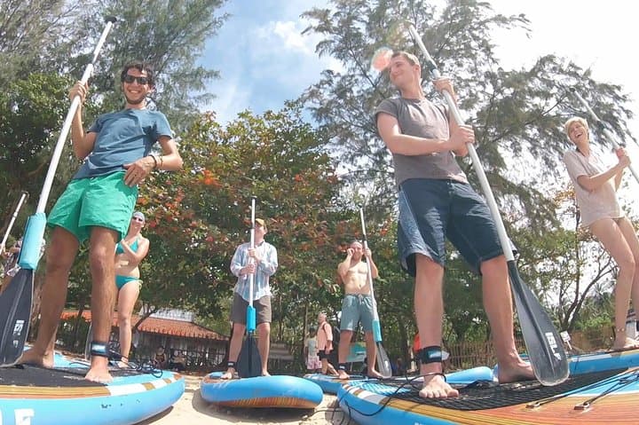 Krabi Stand Up Paddleboard Lesson: Morning SUP Class and Coastal Play photo 2