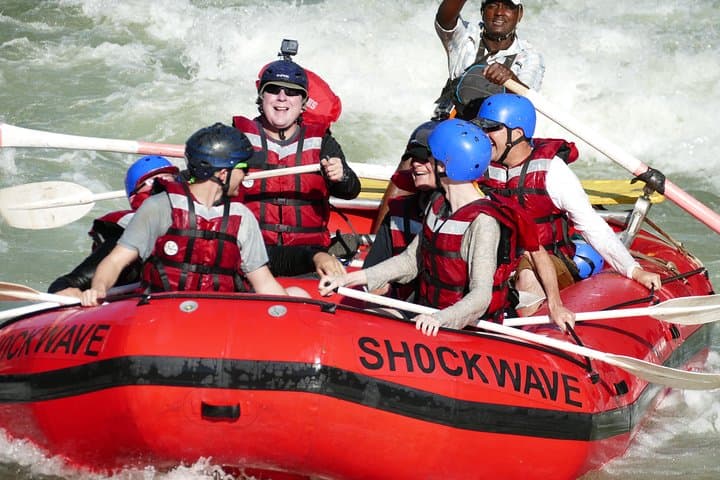 Zambezi Whitewater Rafting and Open-Bar Sunset Cruise Below Victoria Falls photo 4