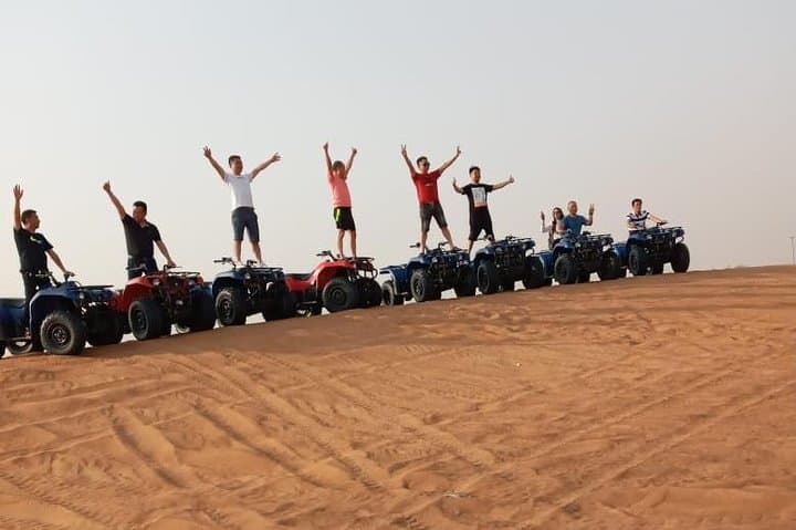 Dubai Evening Desert Safari: Quad Biking, Dune Bashing & BBQ Camp Experience