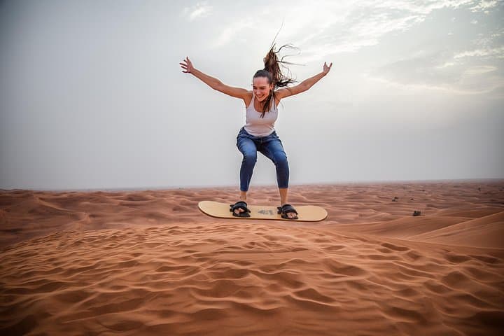 Evening Desert Buggy Ride, Sandboarding & BBQ Camp Near Dubai photo 3