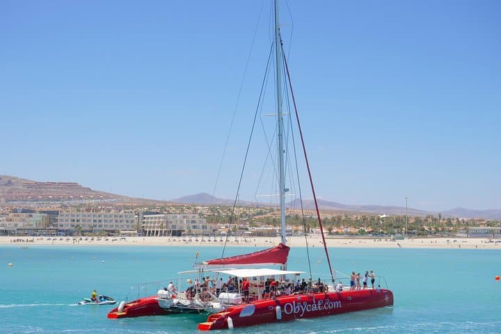 OBYCAT Catamaran Experience: Half-Day Sailing & Snorkeling from Caleta de Fuste photo 3