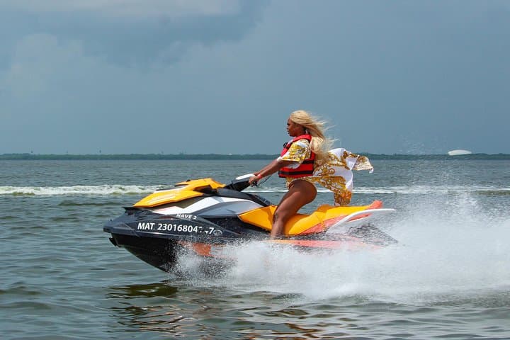 High-Speed Jet Ski Rentals in Cancun Nichupte Lagoon — 30-Minute Shared Ride photo 3