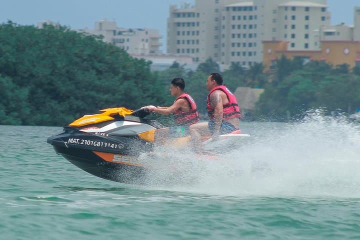 High-Speed Jet Ski Rentals in Cancun Nichupte Lagoon — 30-Minute Shared Ride photo 5