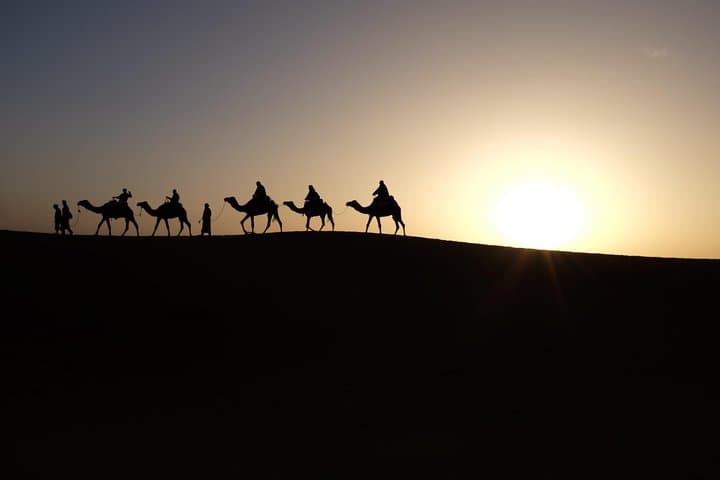 3-Day Shared Merzouga Desert Tour from Marrakech — Camel Trek & Luxury Berber Camp