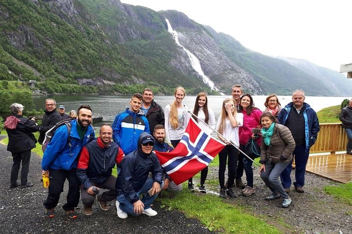 Langfoss Waterfall & Åkrafjorden Shore Excursion from Haugesund photo 3
