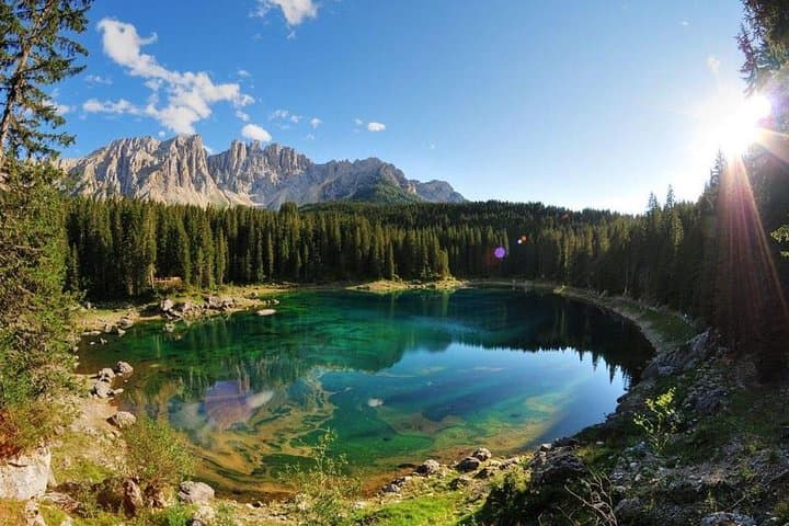 One-Day Dolomites Drive from Bolzano: Carezza, Pordoi & Braies