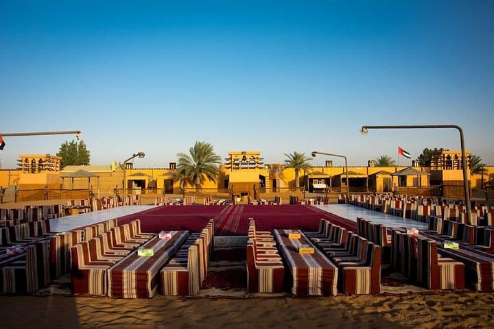 Dubai Premium Desert Safari with BBQ Dinner — Evening Dune Adventure & Camp Experience
