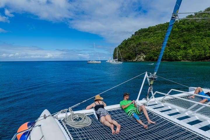 St. Lucia Catamaran Day Sail: Pitons, Sulphur Springs & Snorkel photo 5