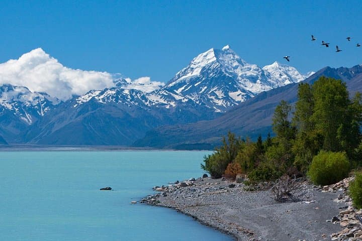 Mount Cook Day Trip from Christchurch: Lake Tekapo, Pukaki & Tasman Glacier photo 1