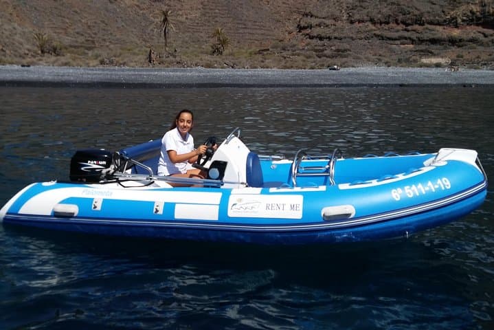 Self-Drive Inflatable Boat Rental on La Gomera's South Coast (No License Required) photo 4