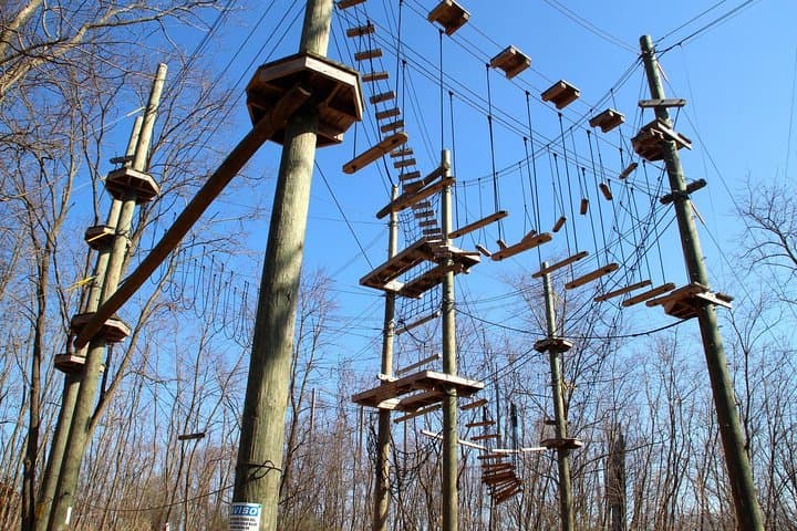 Riga High Ropes: Gauja Valley Canopy Course and Zipline Adventure