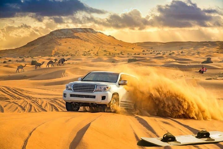 Dubai 4x4 Desert Safari & Premium Bedouin Camp with BBQ Dinner