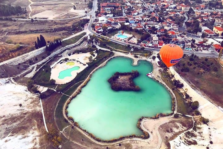 Pamukkale Hot Air Balloon Flight — Sunrise Over White Terraces