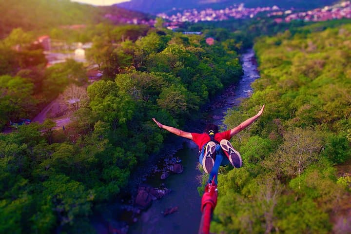 San Gil Adventure Day: Rafting, Paragliding, Canyoning & Caving Near Bucaramanga