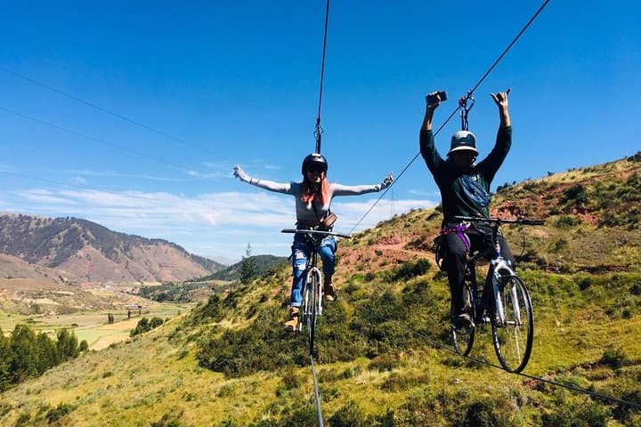 Cusco Extreme Sky Bike and Rappelling Adventure in Cachimayo photo 2