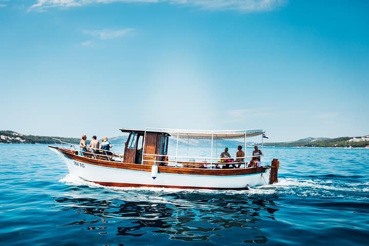 Private Trogir and Blue Lagoon Wooden Boat Tour — Day Trip from Split